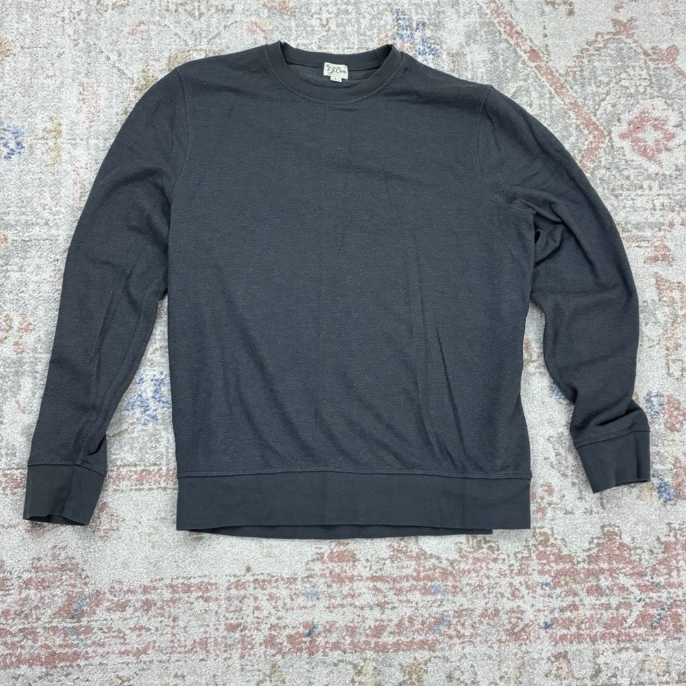 Street Wear J. Crew Crewneck Mens Size L Gray Knit Pullover Gorpcore Preppy